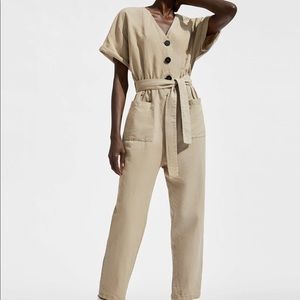 Zara Linen Jumpsuit